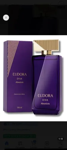 Perfume da Eudora Diva Absoluta
