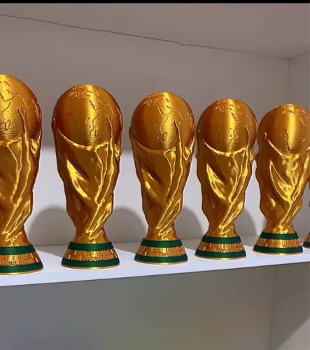 Taça da copa Brasil futebol 3D