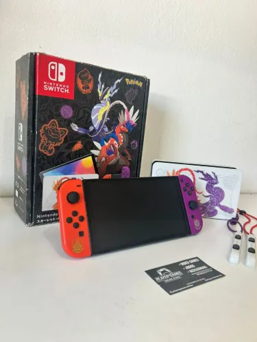 Nintendo Switch Oled Edição Especial Pokémon (Aceito Cartão)