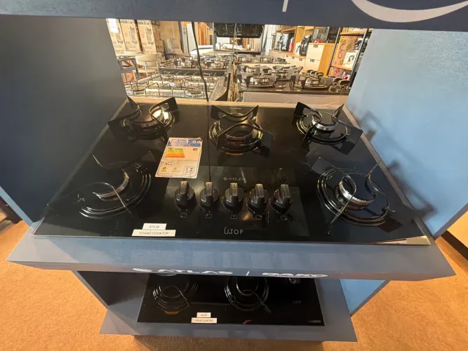Fogão cooktop 5 bocas atlas 