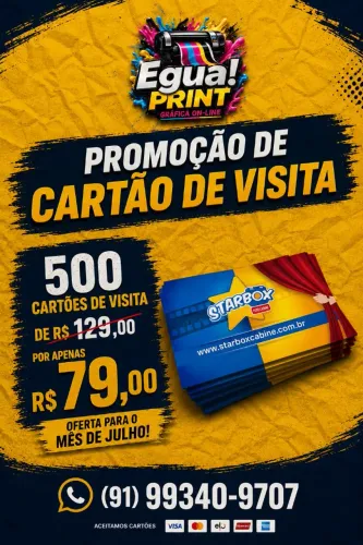 Cartão de Visita - Gráfica OnLine