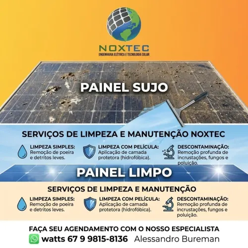 Limpeza e Manutenção de Painéis Solares - Aumente sua Geração de Energia!