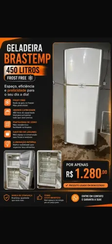Geladeira Brastemp 450 litros frosfeee 