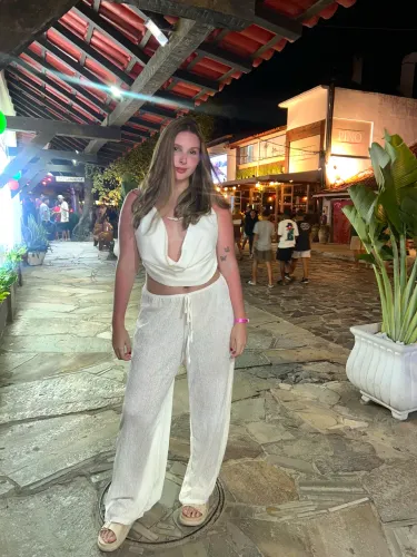 Vendo conjunto branco shein