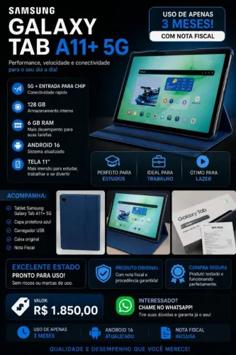 Tablet A11+ 5G