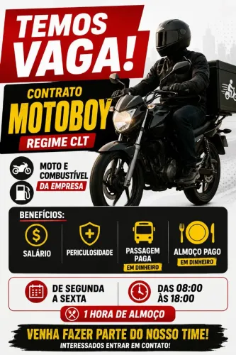 Vaga motoboy
