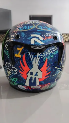 Capacete HJC RPHA10 PLUS GRAFFITTI Lorenzo
