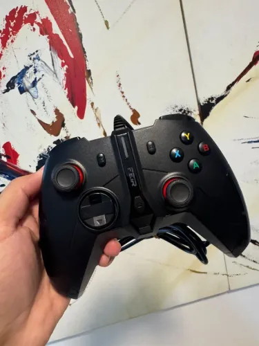 Controle Pc e Xbox 360 com fio 