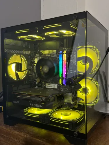 Pc Gamer Com Ryzen 5 600GT + RX 7600 + Mouse logitech g pro x superlight