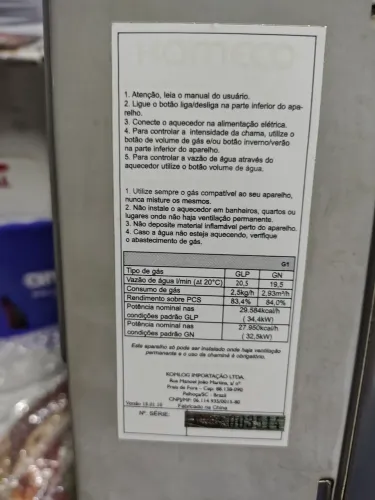 Vendo aquecedor de passagem 