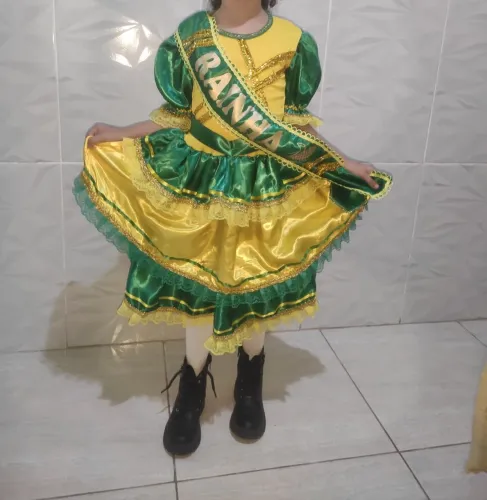 Vestido junino rainha do milho