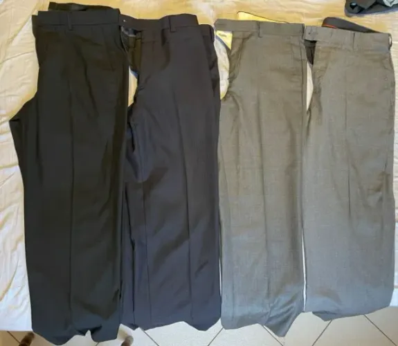 Kit 4 Calças Sociais Luxo - Calvin Klein (Lã), Via Veneto, Fatto a Mano