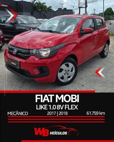 Fiat Mobi Like 1.0 Fire Flex 5P. 2018