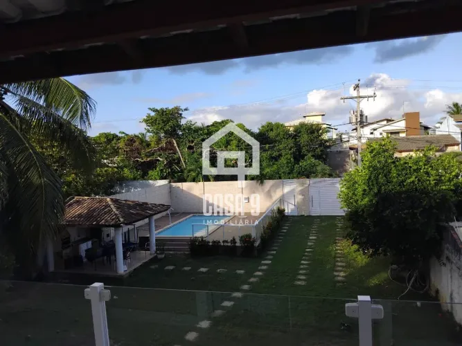 Casa de Condomínio pra locação anual com 5 suítes no condomínio Parque Jacuípe com acesso 