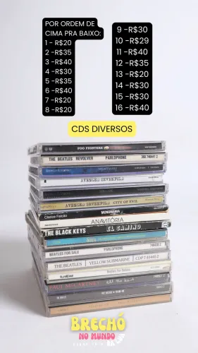 CDS DIVERSOS TÍTULOS COLEÇÃO