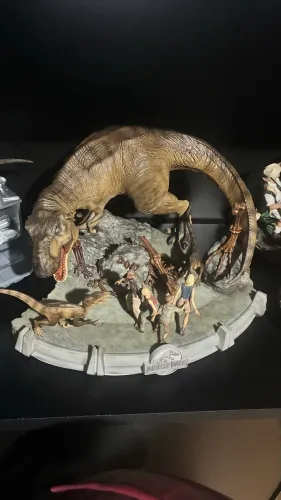 Jurassic Park Cena final Demi Art Scale 1/20