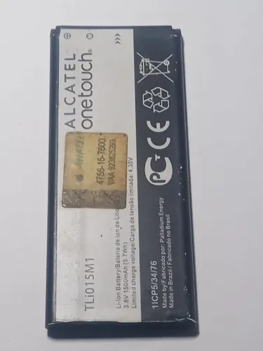 Bateria celular Alcatel onetouch pix 4 modelo TLi015M1 de 1500mAh