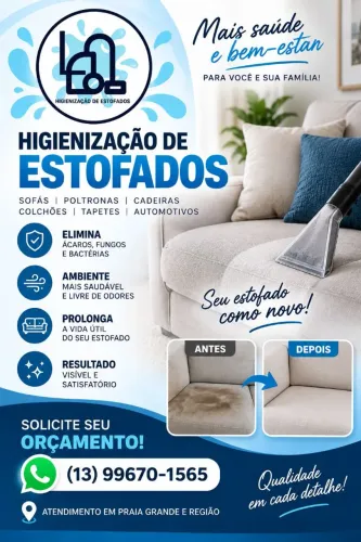 Higienização completa por 145,00*