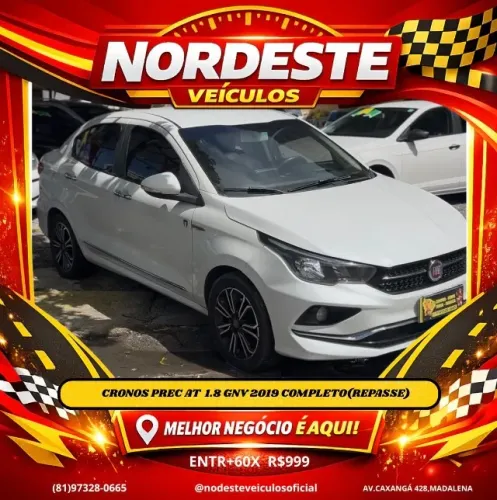 Fiat Cronos Precision 1.8 16V Flex Aut. 2019