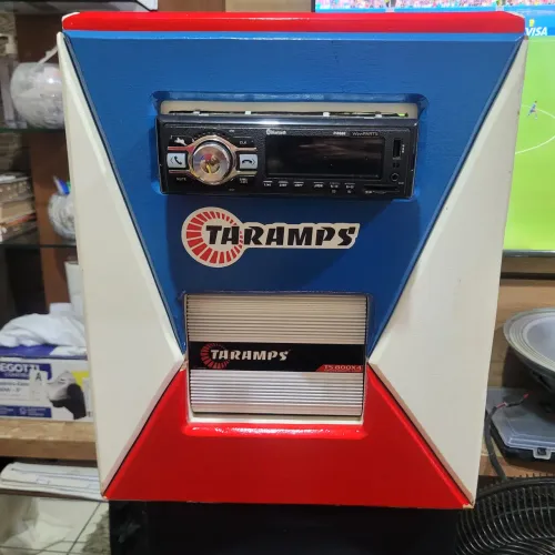 Rack/Gabinete Móvel Vazio para som automotivo
