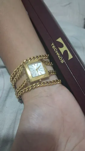 Relógio Technos modelo Pierre Ricaud com marcador strass no estado