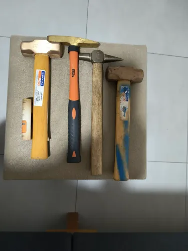 Kits 2 marreta oitavada em cobre-berílio 2 martelo
