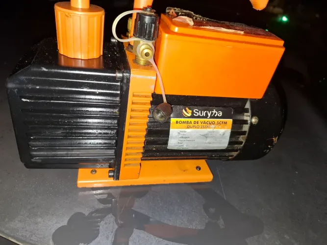 Bomba de Vácuo 5CFM Duplo Estágio - Suryha