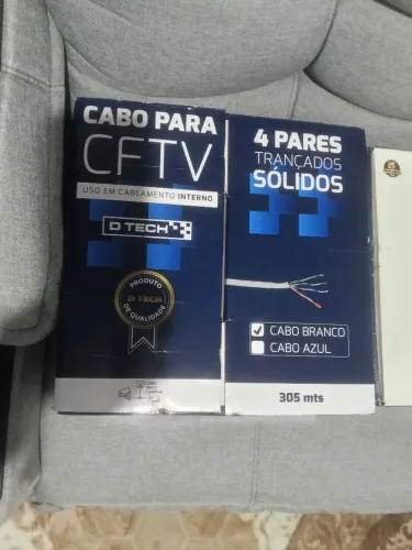 Cabo para alarme e CFTV