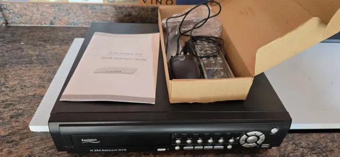 Gravador Vídeo Digital Segurança DVR NVR 16 canais Ethernet