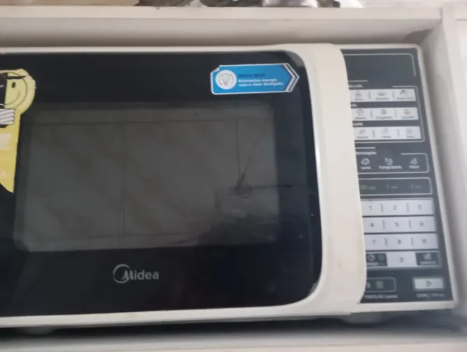 Microondas com defeito