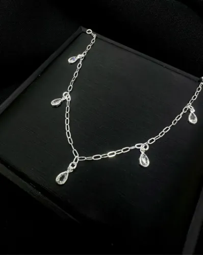 Pulseira de Prata 925 com pedras de Zircônia
