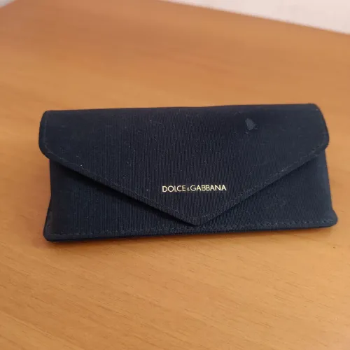 Estojo Óculos Dolce & Gabbana Luxo Case de Óculos em Tecido Veludo Fechadura com Imã