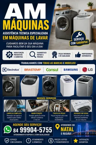 Conserto de máquinas de lavar