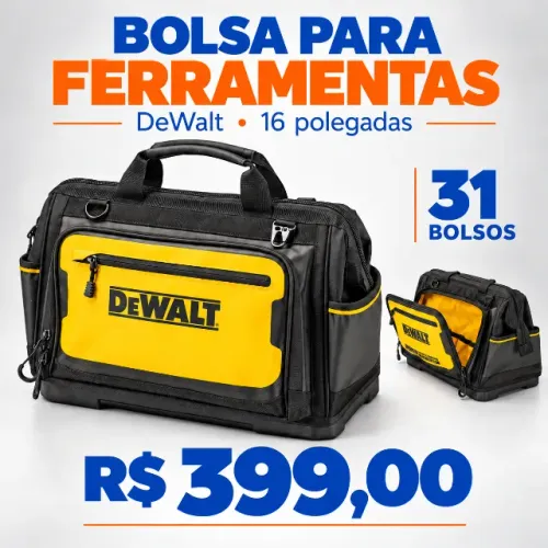 Bolsa para Ferramentas DeWalt 16 Polegadas com 31 Bolsos