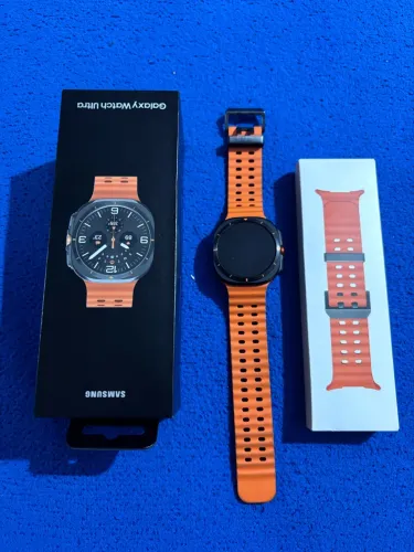 Samsung Galaxy Watch Ultra Original 47mm + Pulseira Laranja
