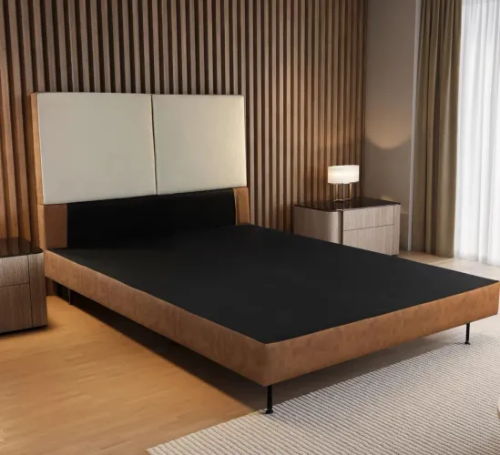 *Cama Casal Marte + Cabeceira Pronta Entrega.