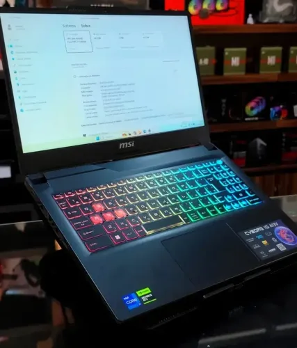 NOTEBOOK MSI CYBORG 15 A13VFK i7 13620H + RTX4060 8GB- IMPORTADO JAPÃO