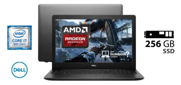 Notebook Dell Inspiron Core i7 | 16GB | M2 NVMe | Vídeo Dedicado 2GB