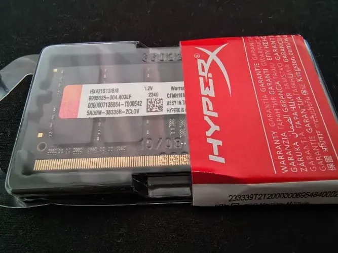 Memória Kingston HyperX Impact DDR4 8GB 2133MHz SODIMM (Notebook)