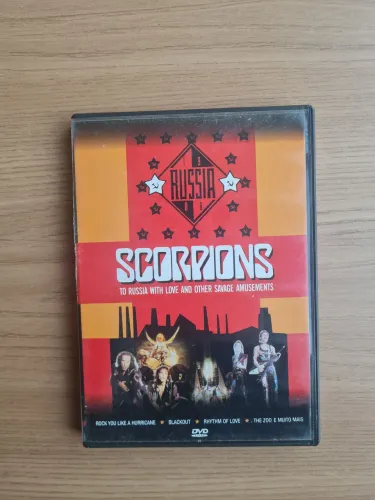 DVD Scorpions - To Russia With Love - Show ao Vivo