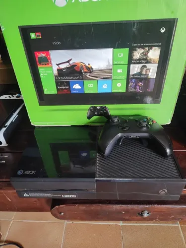Xbox one fat com kinect  tudo original 
