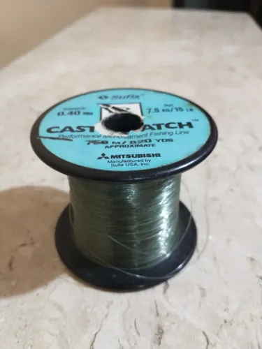 Linha de Pesca Sufix Cast'n Catch 750m - 0.40mm 15lb - Original - Alta Resistência