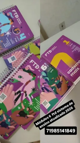 Livros ftd sistema de ensino 6,7,8,9