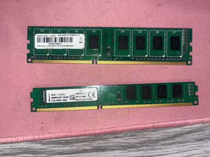 Memória ddr3 8GB (4GB cada)