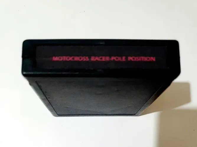 MOTOCROSS RACER + POLE POSITION ATARI 2600 CARTUCHO ORIGINAL DIGIVISION RARO JOGO ATARI