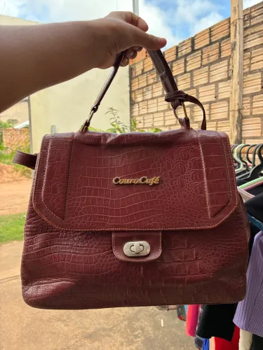 Bolsa Couro Café