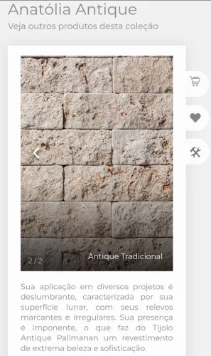 Tijolo Anatólia Antique Palimanan, 46 peças
