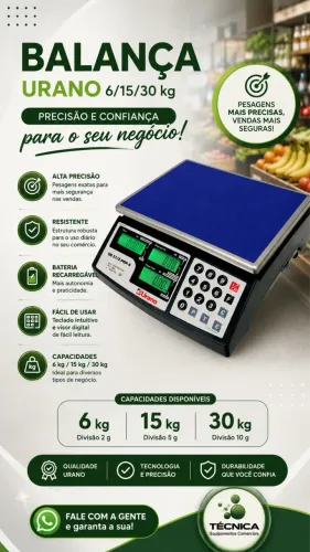 Balança para comércio - Urano