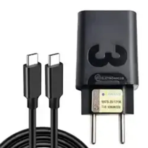 CARREGADOR MOTOROLA 30W USB TURBO POWER 3.0 MICRO V8