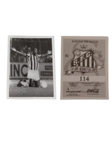 Figurinha Rara Nova Pelé - Álbum Santos 100 Anos